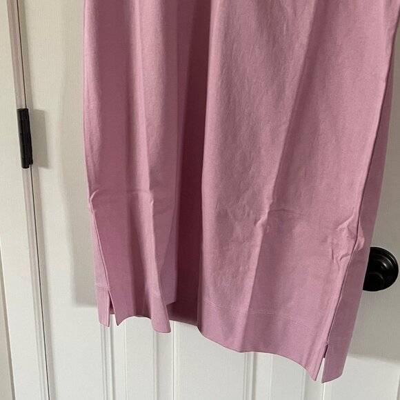 New Everlane The Organic Cotton Polo Short Sleeve Dress Mauve Size M Medium - Picture 2 of 9